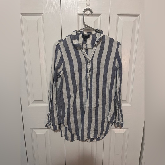 AYR The Easy Linen Long Sleeve Shirt Button Down Extra Small - Picture 2 of 4